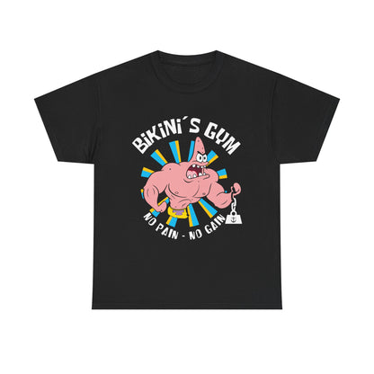 Bikini Gym Patrick Black Unisex Heavy Cotton Tee