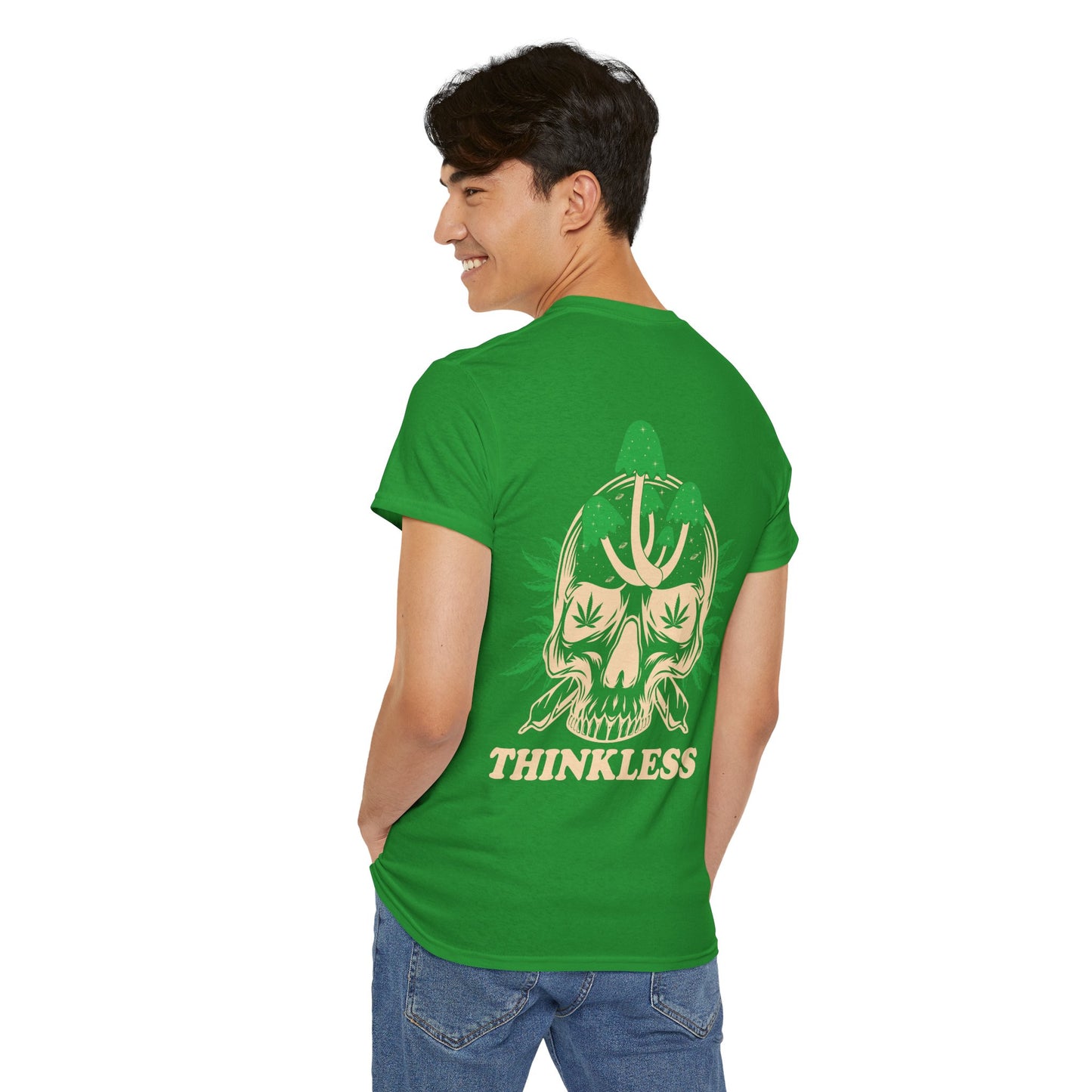 Mushroom Skull 'THINKLESS' T-Shirt