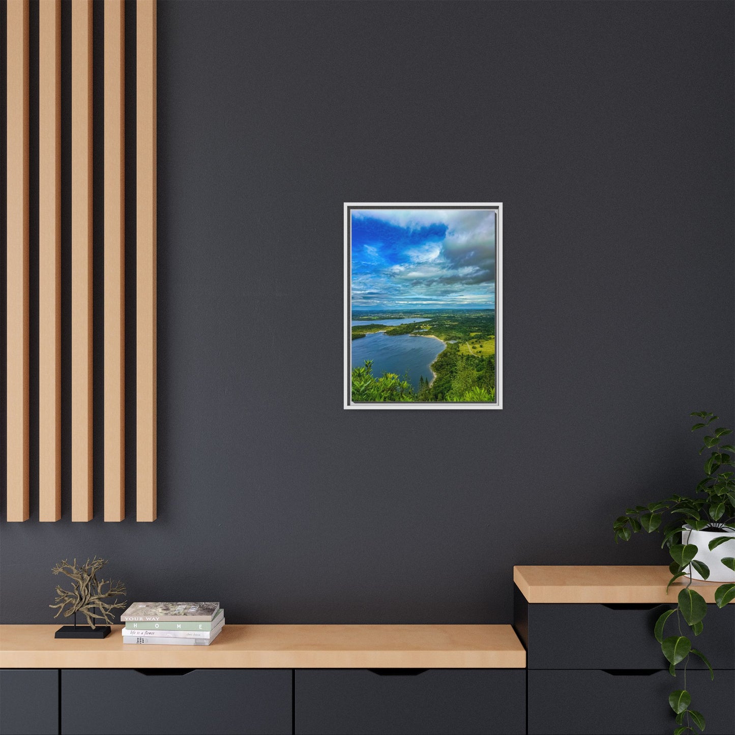 Killarney Trail 2 Matte Canvas, Framed (Multi-color)