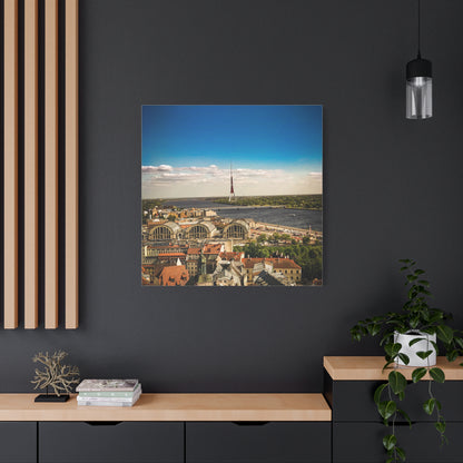 Riga TV Tower Matte Canvas, Stretched, 1.25"