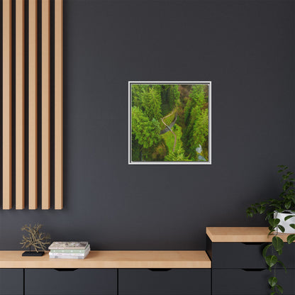 Glanageenty Forest Matte Canvas, Framed (Multi-color)