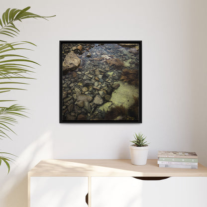 Rocks Matte Canvas, Framed (Multi-color)