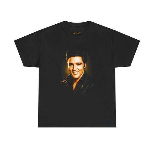 Vintage Icon Portrait Tee — Classic Retro Music Star Graphic
