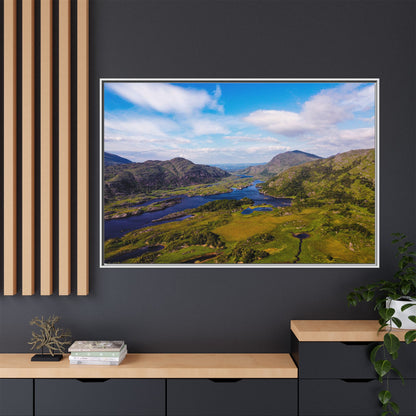 Ladies View Killarney Matte Canvas, Framed (Multi-color)