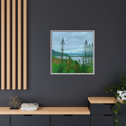 Torc Mountain Trail 2 Matte Canvas, Framed (Multi-color)