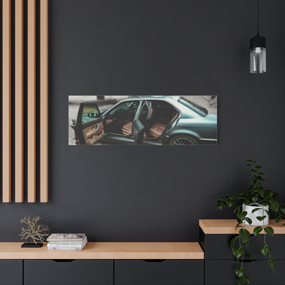 BMW 7 Matte Canvas, Stretched, 1.25"