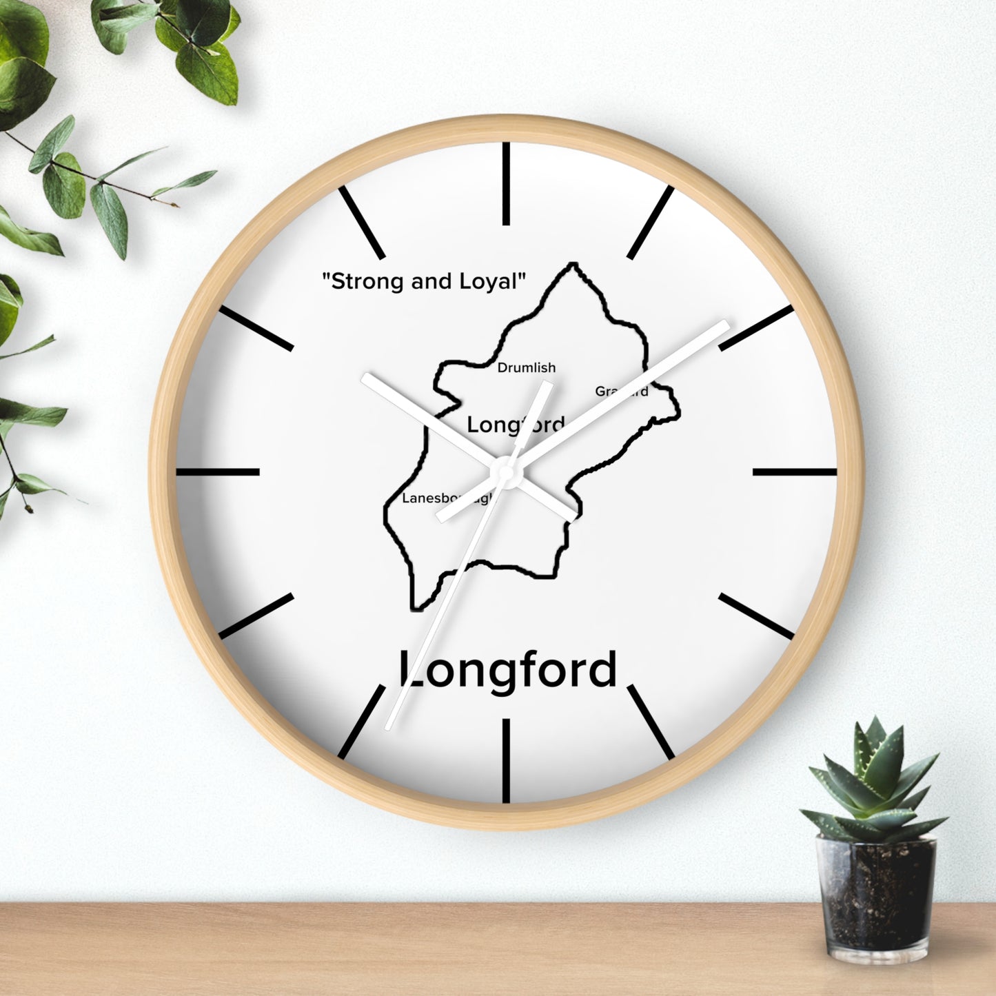 Longford County Wall Clock