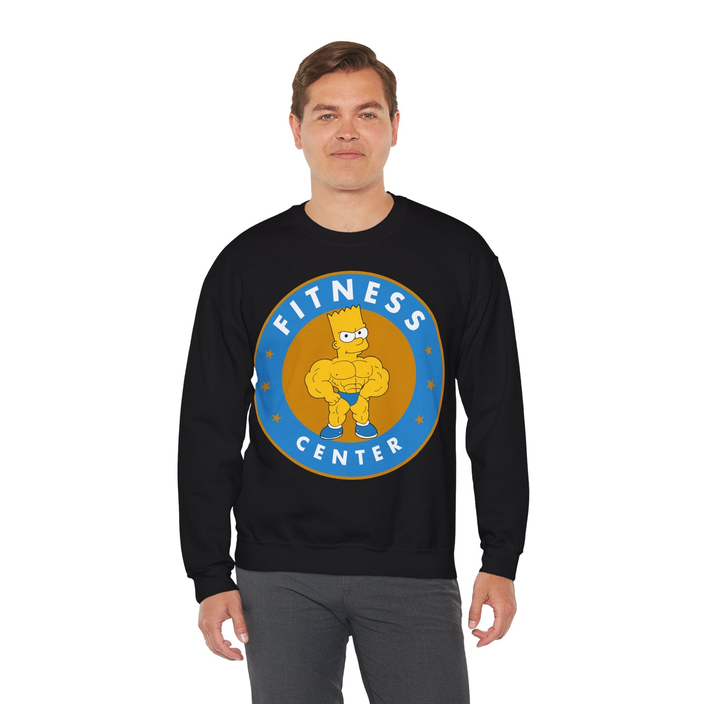 Funny Fitness Center Crewneck Sweatshirt