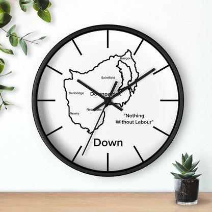 Down County Wall Clock