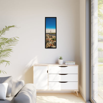 Riga TV Tower Matte Canvas, Framed (Multi-color)