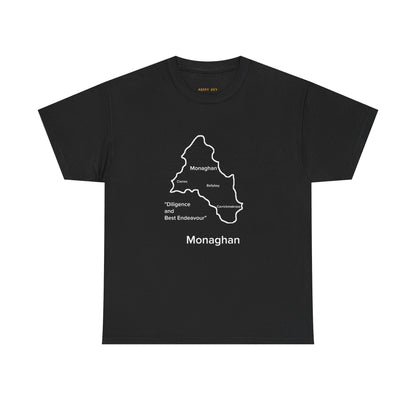 Monaghan Unisex Heavy Cotton T-Shirt Black Edition