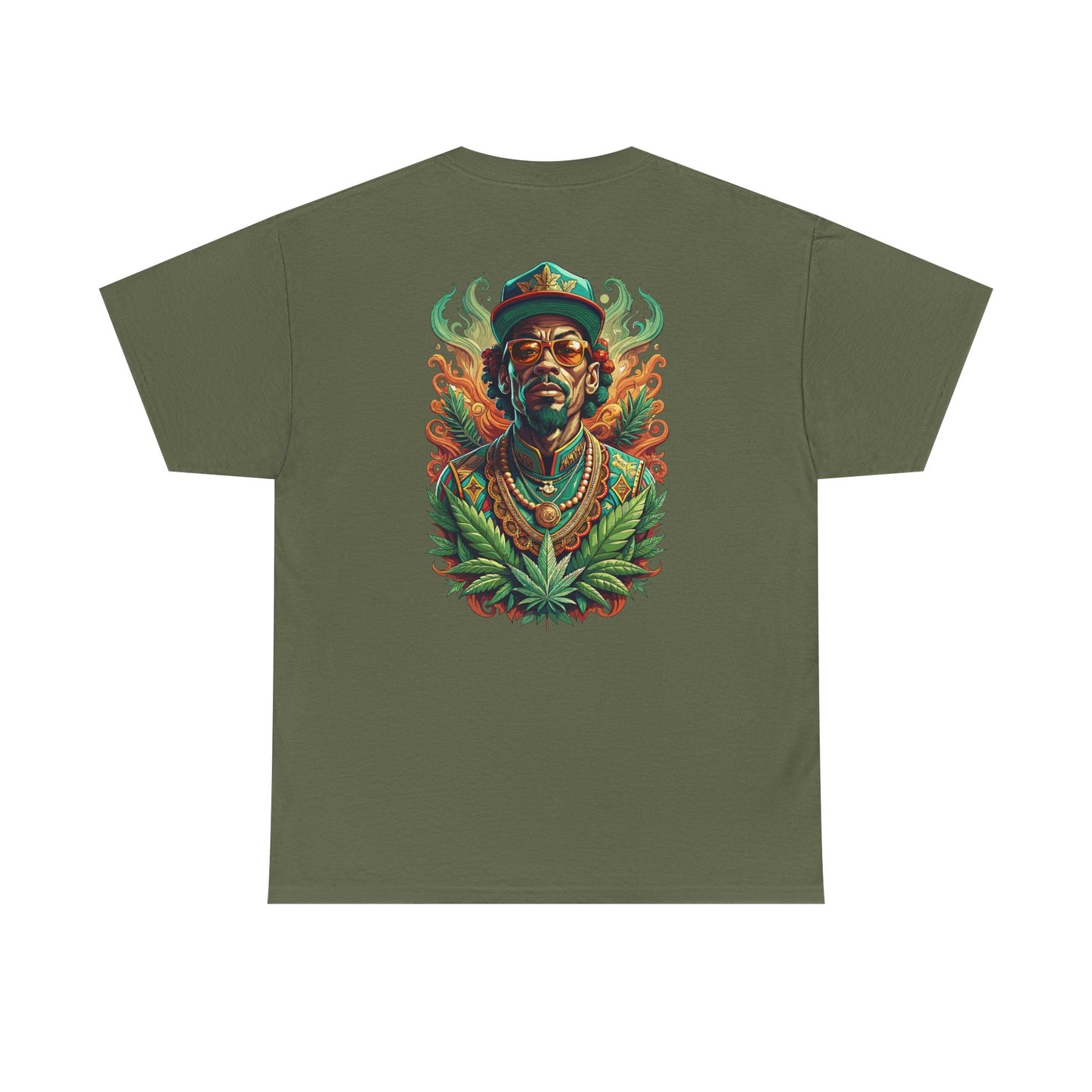 Reggae Lion Tee — Rasta Portrait Graphic T-Shirt