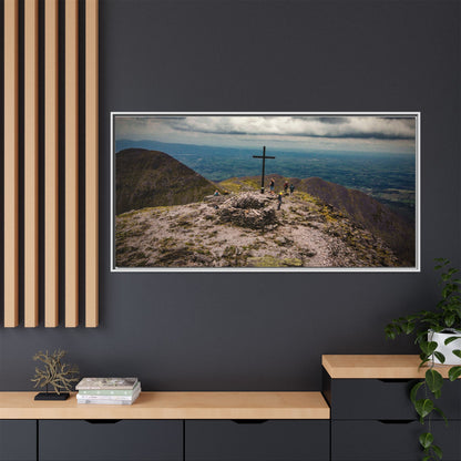 Carrauntoohil Summit Matte Canvas, Framed (Multi-color)
