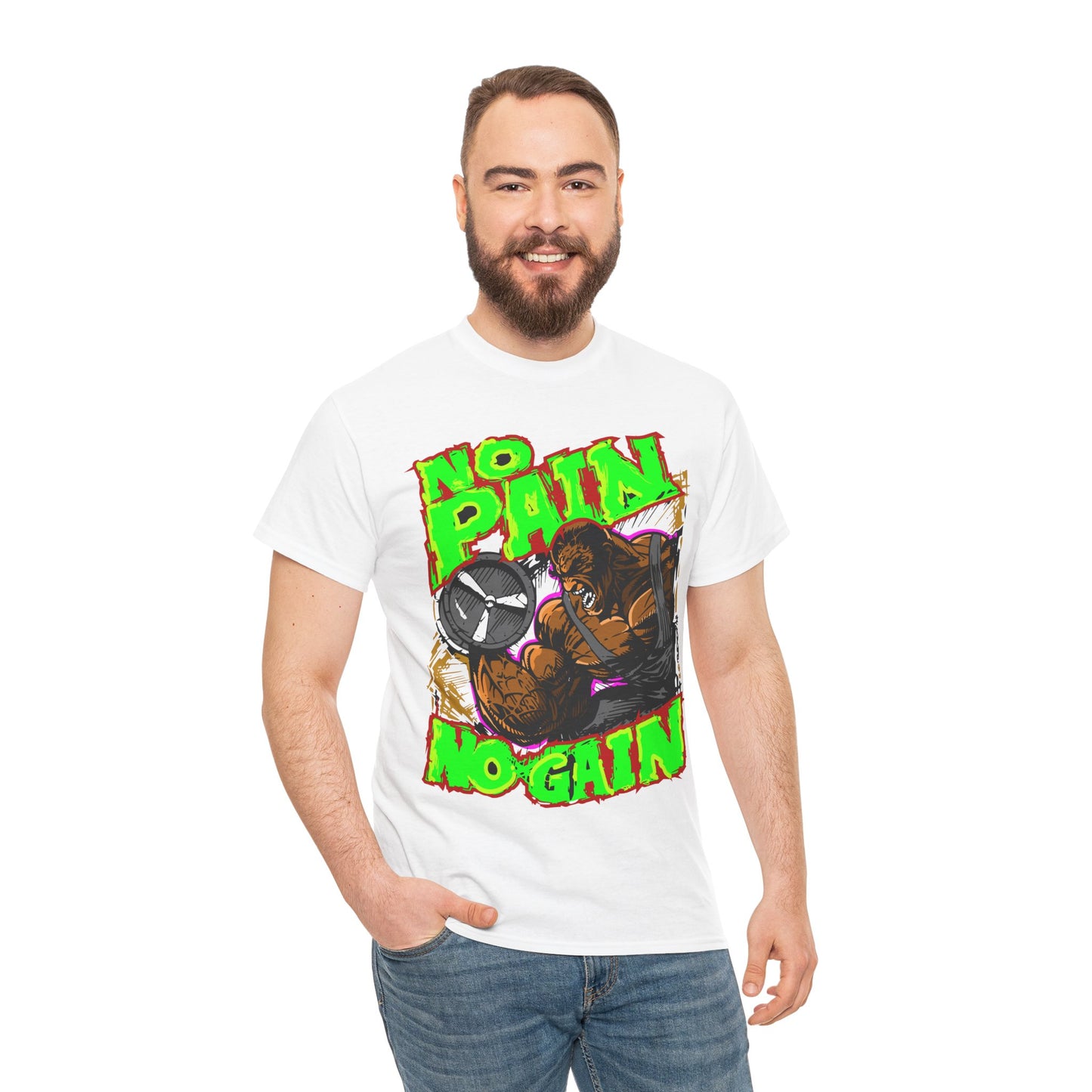 NOOO PAIIN Unisex Heavy Cotton Tee