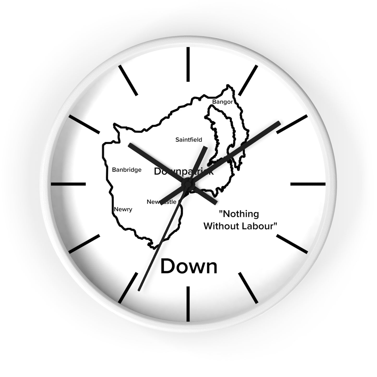 Down County Wall Clock