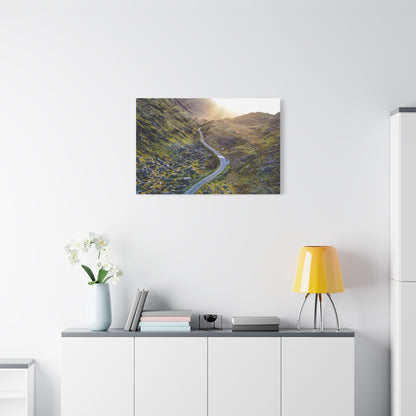 Valley Road Matte Canvas, Stretched, 1.25"