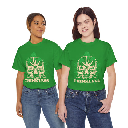 Mushroom Skull 'THINKLESS' T-Shirt