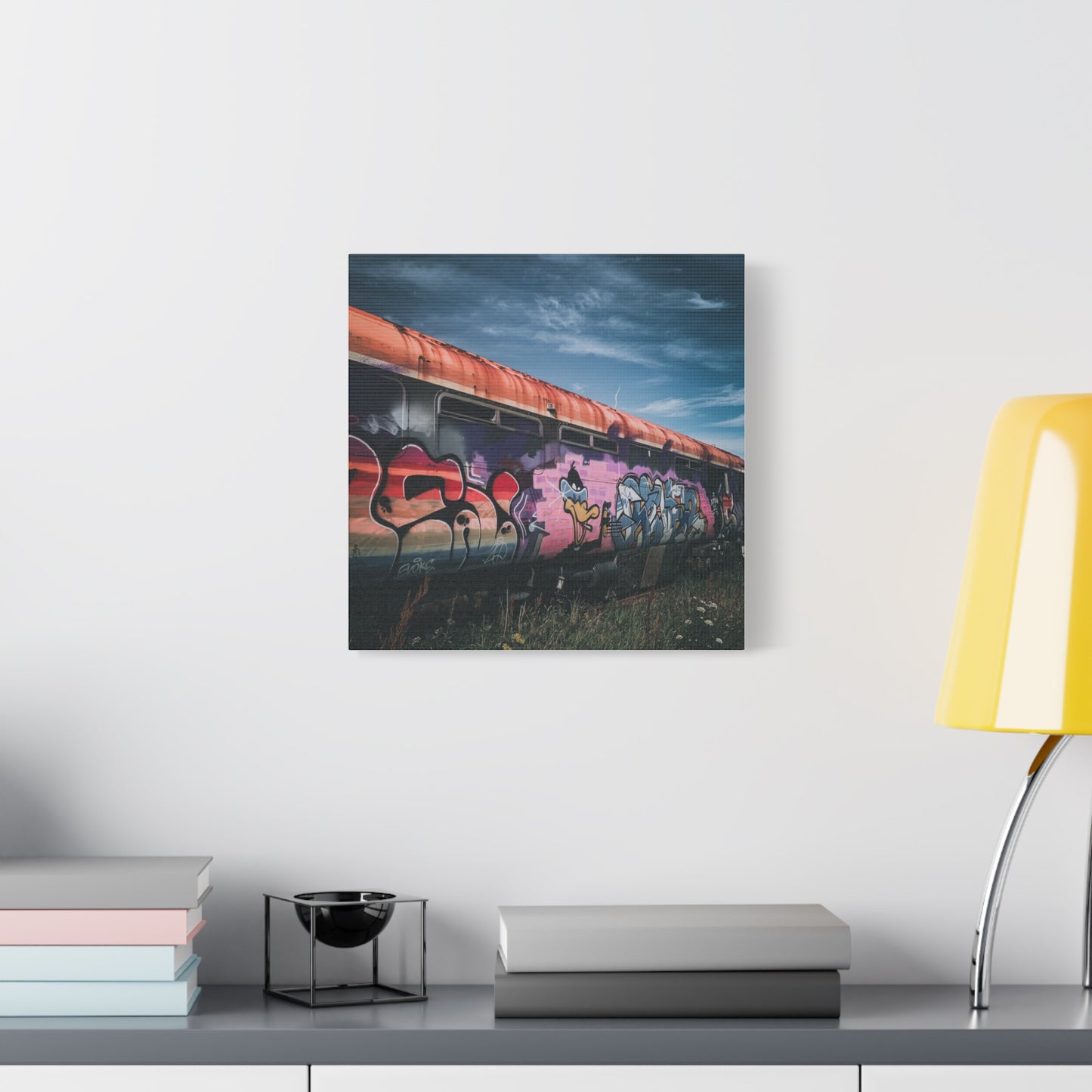 Night Train Matte Canvas, Stretched, 1.25"