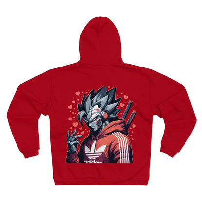 Goku Love Unisex Hooded Zip Sweatshirt