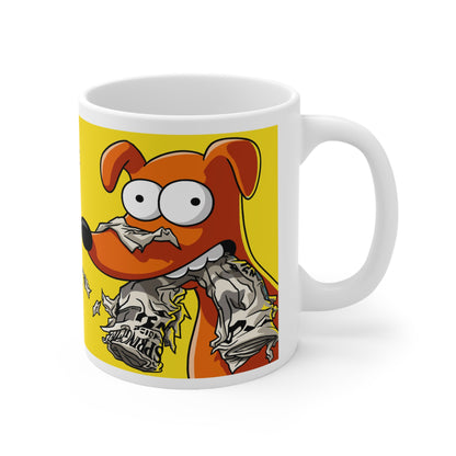 Whimsical Dog-Themed Ceramic Coffee Cups - 11oz & 15oz - Perfect Gift for Pet Lovers!