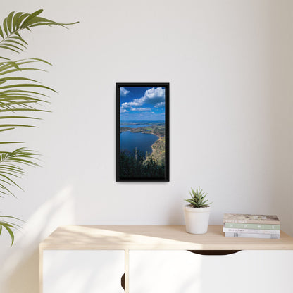 Kuckross Lake Matte Canvas, Framed (Multi-color)