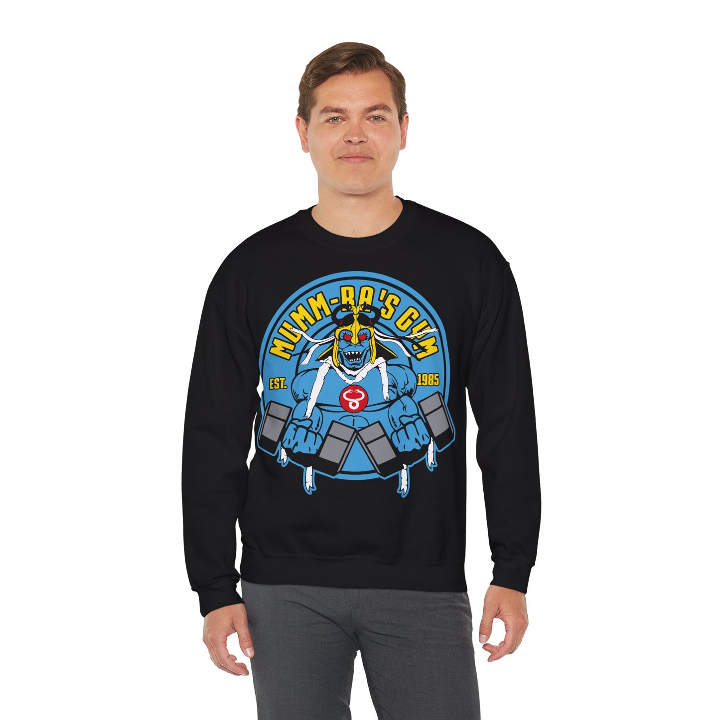 Mumm-Ra's Gym Artist Series Crewneck Sweatshirt Black