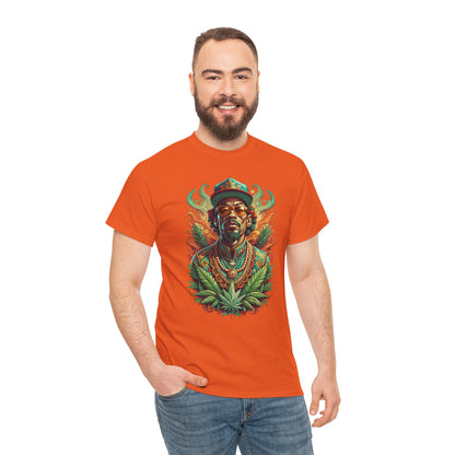 Reggae Lion Tee — Rasta Portrait Graphic T-Shirt