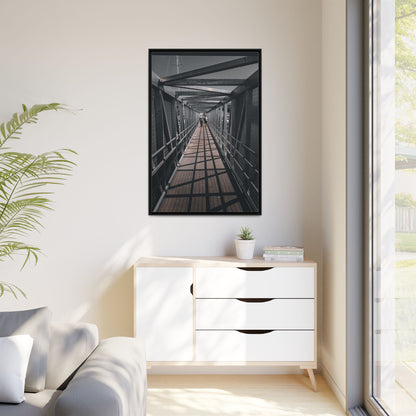 Dingle Pier Matte Canvas, Framed (Multi-color)