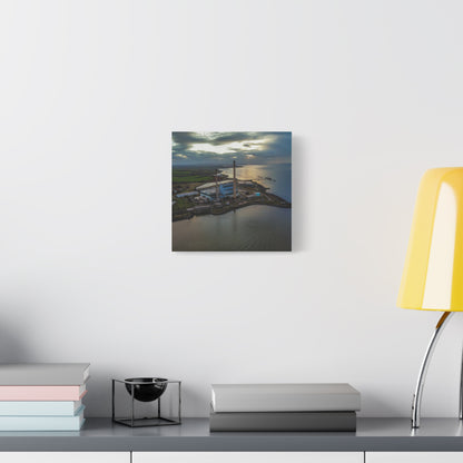 Tarbert Power Station Matte Canvas, Stretched, 1.25"