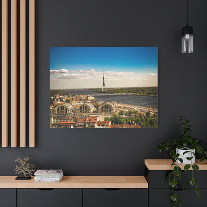 Riga TV Tower Matte Canvas, Stretched, 1.25"