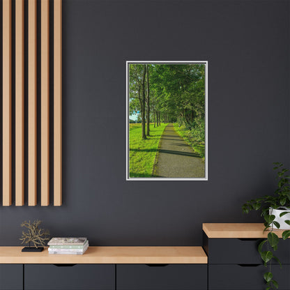 Listowel Town Park Matte Canvas, Framed (Multi-color)