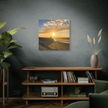 Ballybunion Sunset Castle Matte Canvas, Stretched, 1.25"