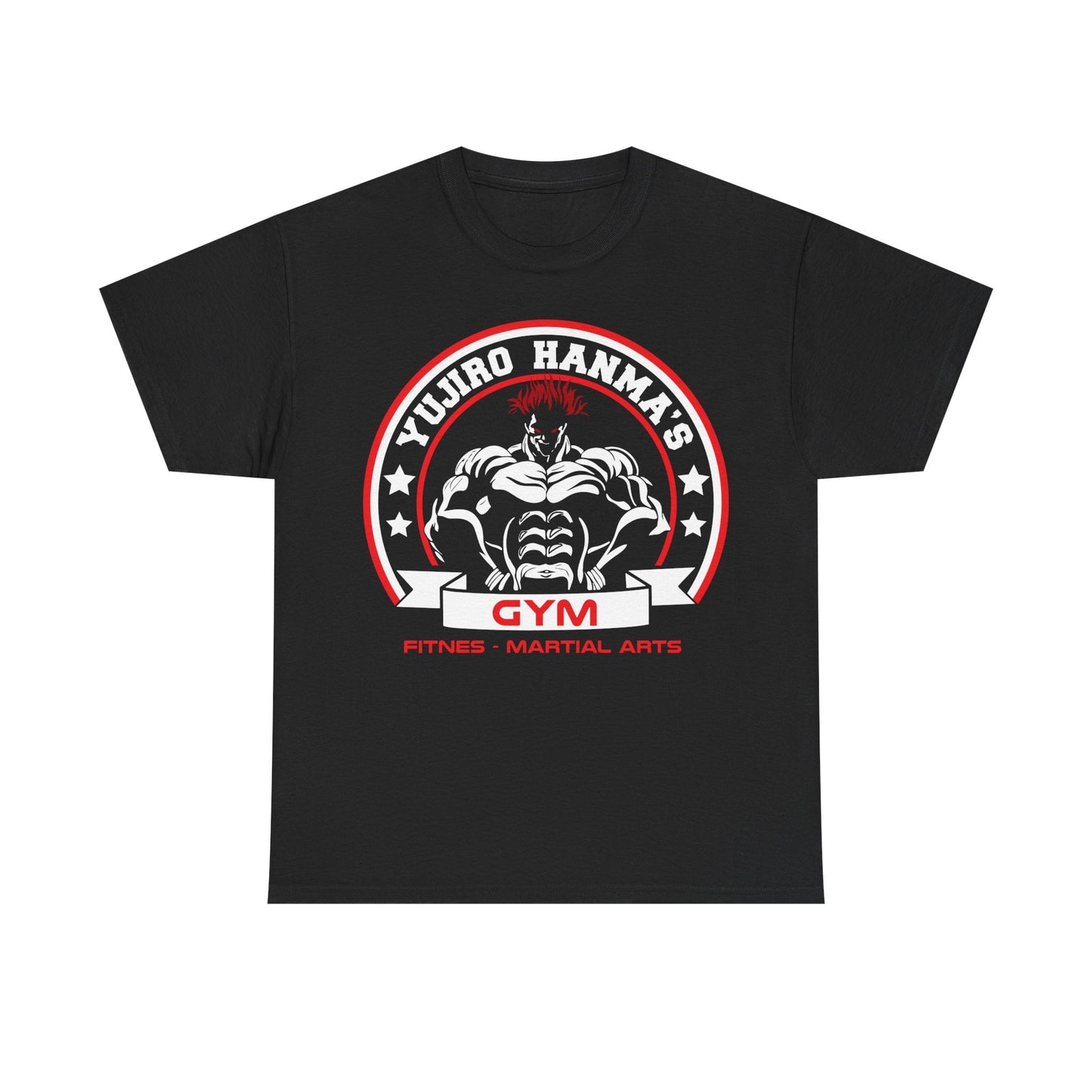 Fitness Martial Arts Unisex Heavy Cotton Tee - Yujiro Hanma's Gym Design