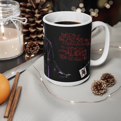 Joker-Themed Ceramic Coffee Mug - 11oz & 15oz - Perfect for Comic Fans & Gift Giving