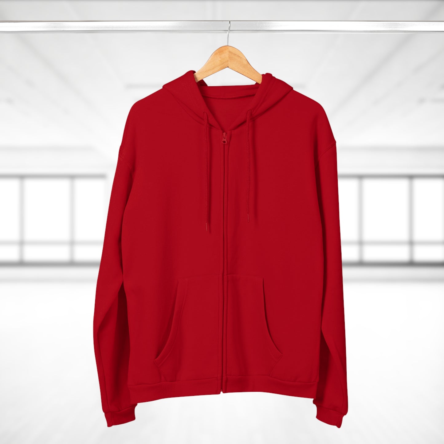 Warrior From The Future Unisex Hooded Zip Sweatshirt