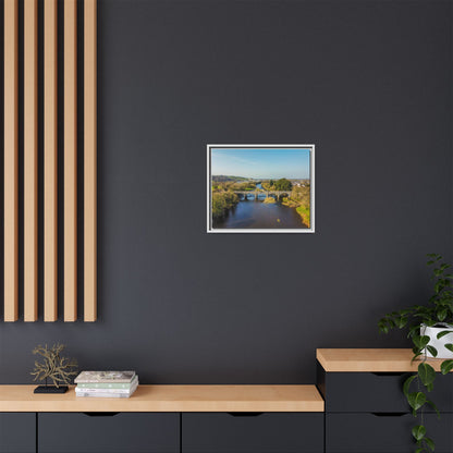 Listowel Bridge Matte Canvas, Framed (Multi-color)