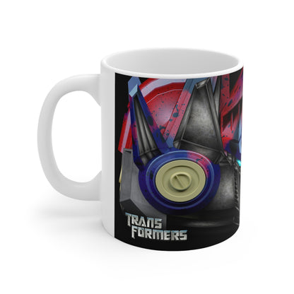 Transformers Ceramic Coffee Mug - 11oz & 15oz, Cool Robot Design