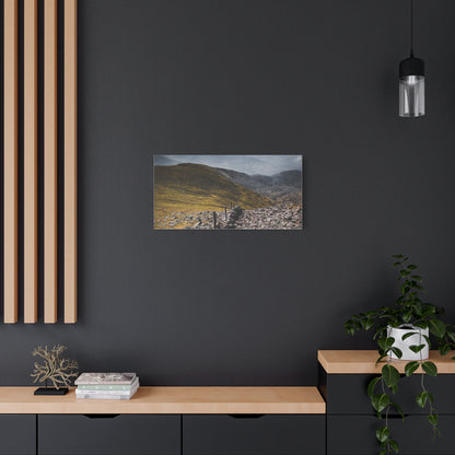 Wall in Mountains Matte Canvas, Stretched, 1.25"