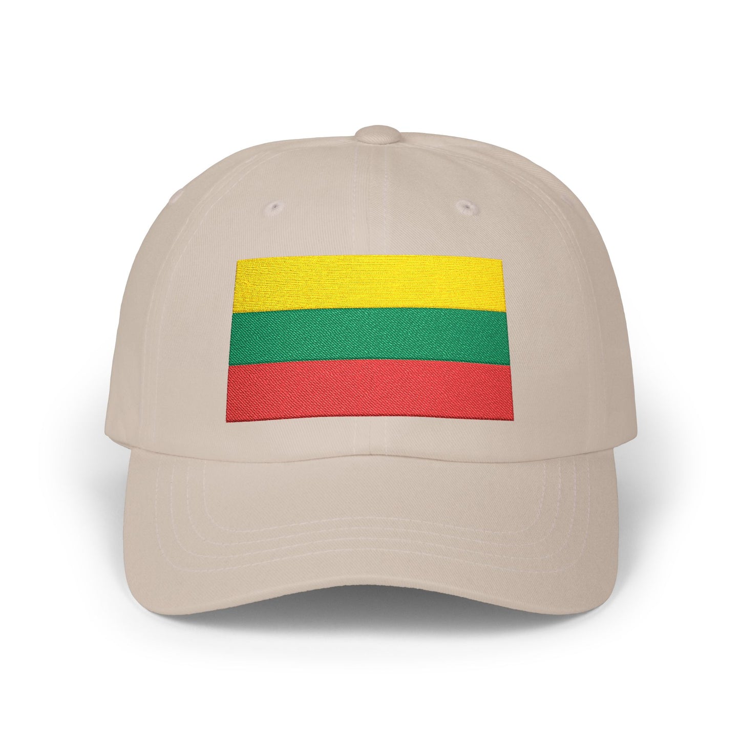 Lithuania Flag Embroidered Classic Dad Cap - Stylish Cotton Hat for Men