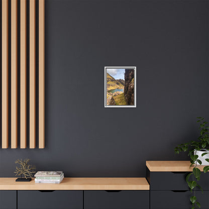 Mount Brandon Valley Matte Canvas, Framed (Multi-color)