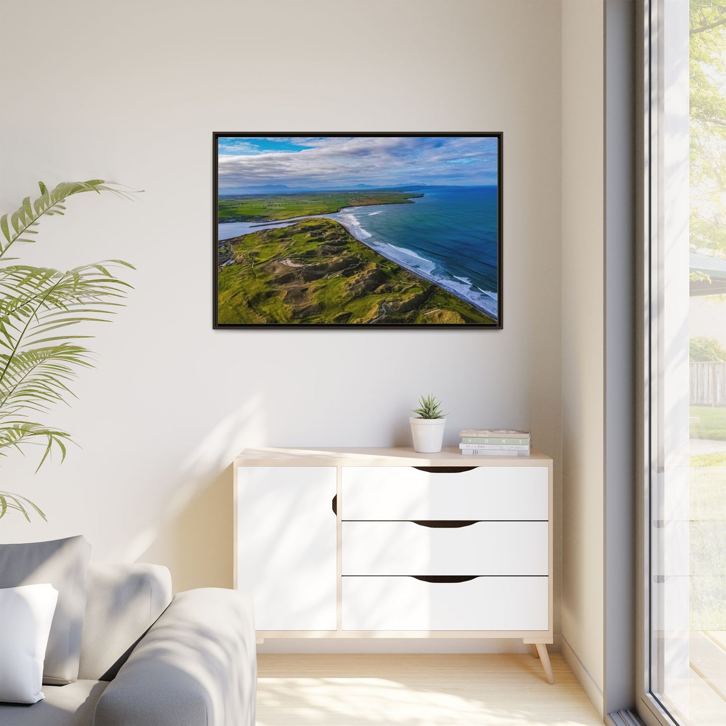 Kerry Landscape Matte Canvas, Framed (Multi-color)