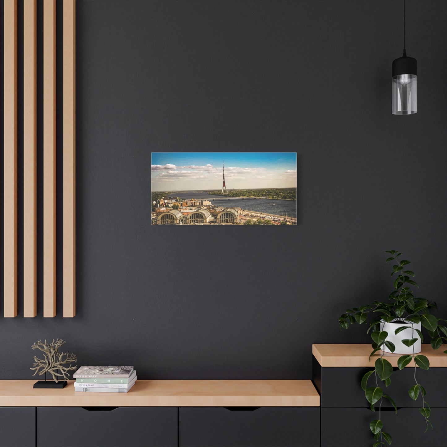 Riga TV Tower Matte Canvas, Stretched, 1.25"