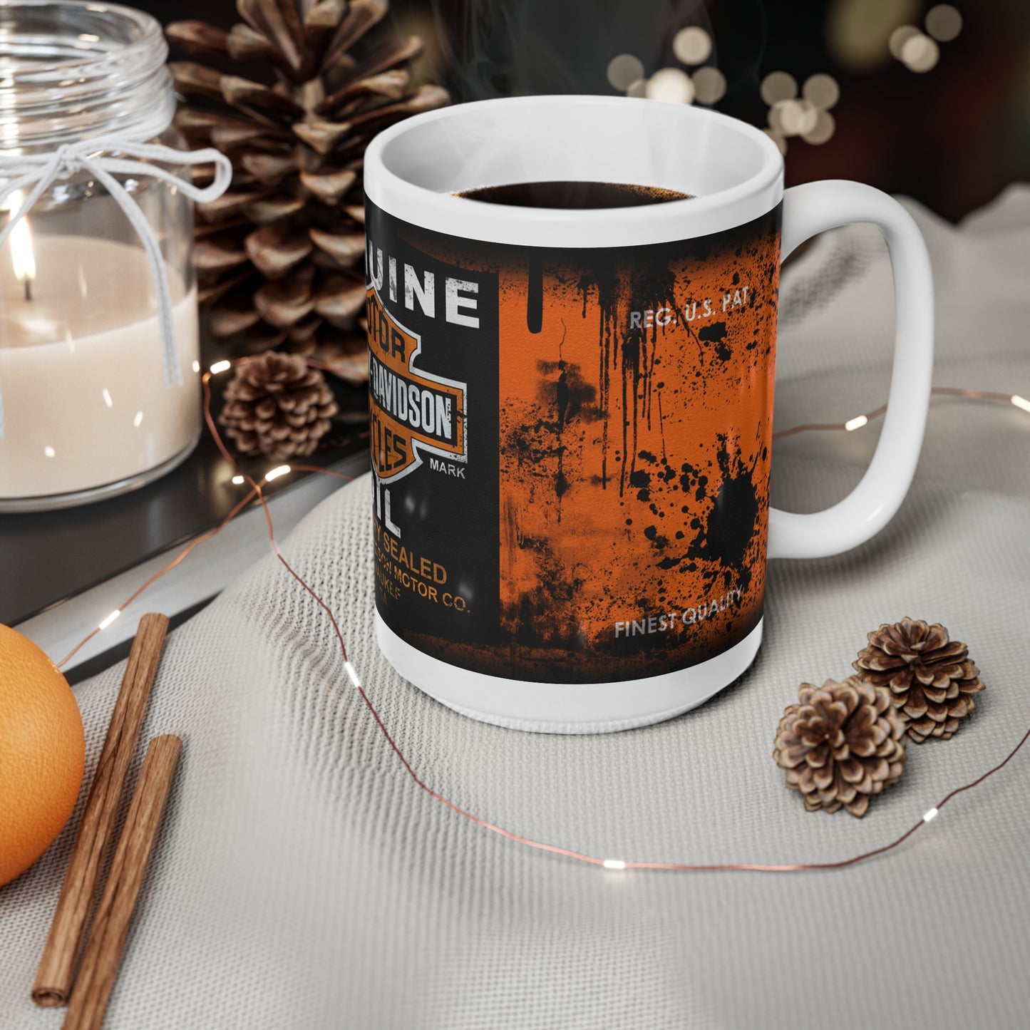 Harley-Davidson Vintage Coffee Mug - 11oz & 15oz - Perfect Gift for Bikers