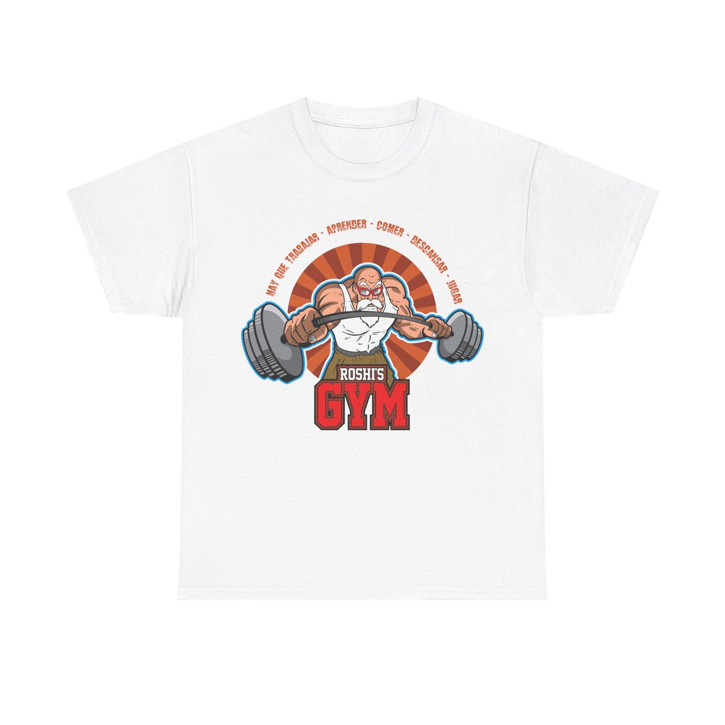 Master Roshi White Unisex Heavy Cotton Tee