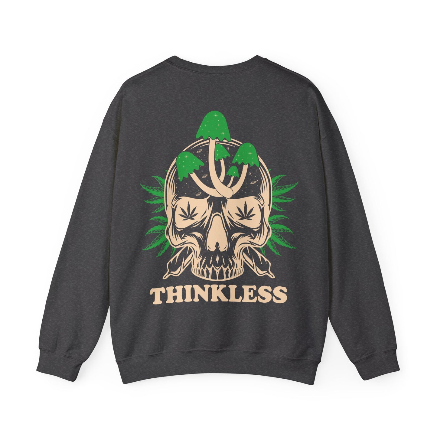 Mushroom Skull 'THINKLESS' Sweatshirt