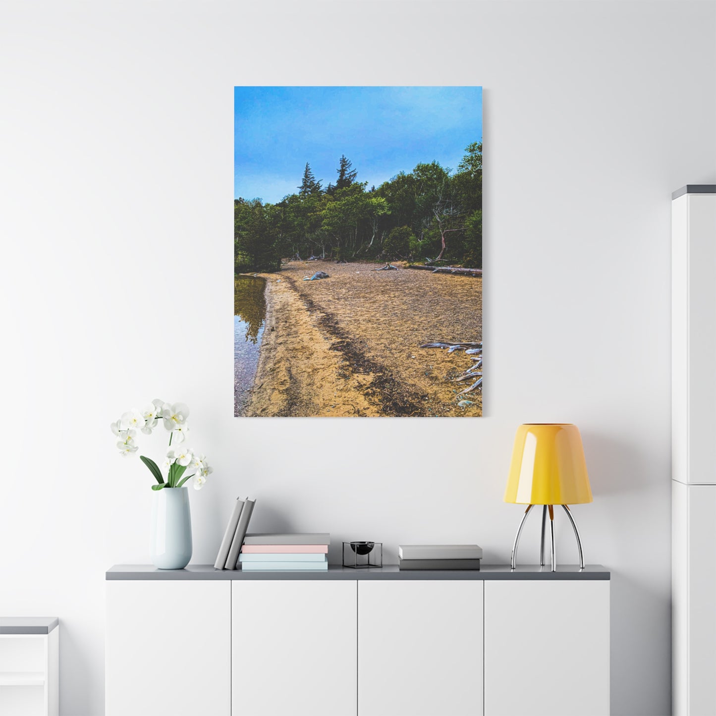 Muckross Lake Beach Matte Canvas, Stretched, 1.25"