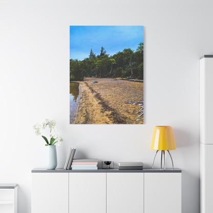 Muckross Lake Beach Matte Canvas, Stretched, 1.25"