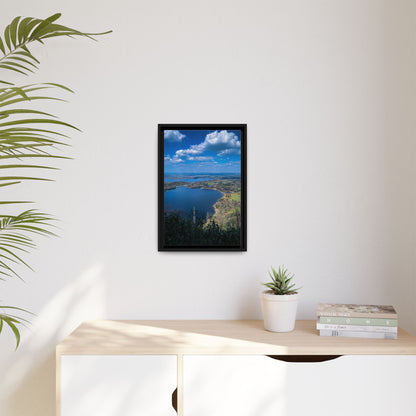 Kuckross Lake Matte Canvas, Framed (Multi-color)