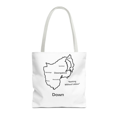 Down Tote Bag White Edition