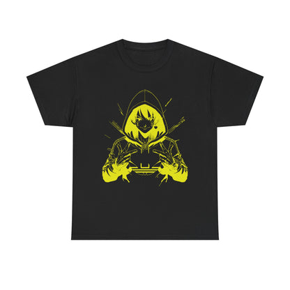 Calmness Unisex Heavy Cotton Tee Yellow